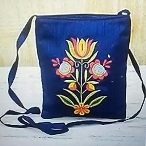 Sling Embroidered Sling Handbag